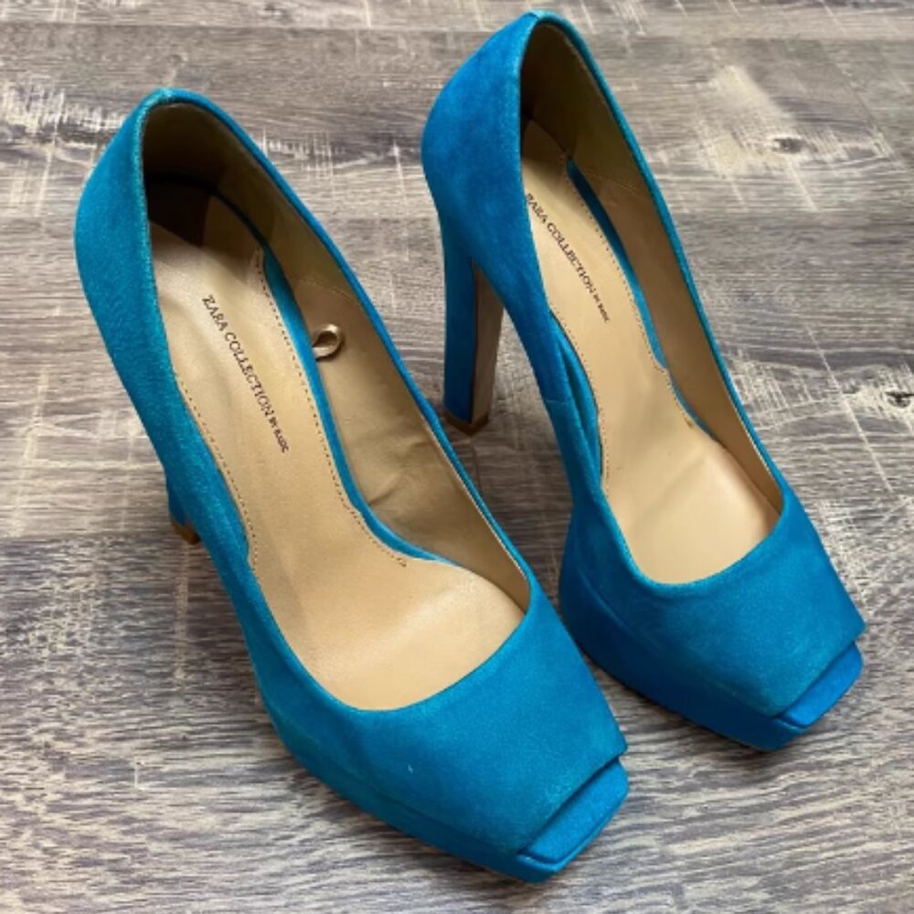 Zara high heels 89% new